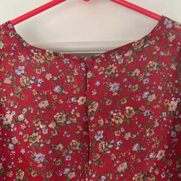 NWOT Urban Outfitters smocked floral dress - Picture 4 of 7
